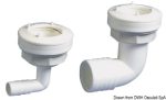 Salida de 90° para tanque de agua flexible