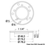 Adaptador para Aforador con Rosca