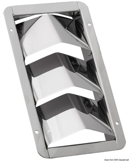Rejilla de ventilación del motor 205 x 114 mm