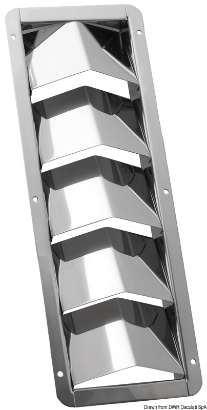 Rejilla de ventilación del motor 326 x 114 mm