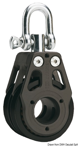 Bloque de carreras LEWMAR (60 mm)