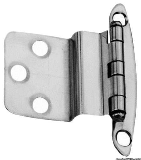 Bisagra de acero inoxidable con voladizo de 57x44 mm
