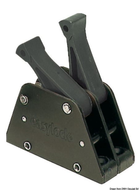 Mordaza Easylock anodizado negro doble