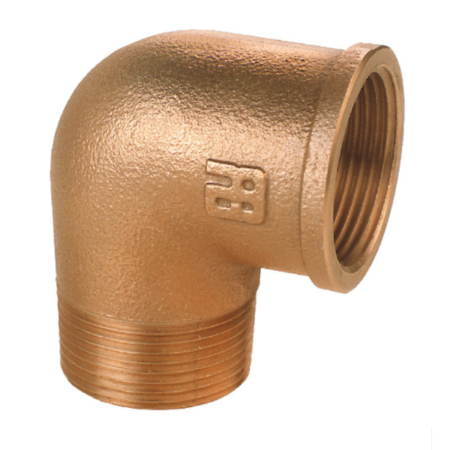 Codo 90° MF bronce GUIDI