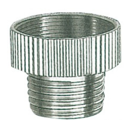 Adaptador para tubos de ducha de 3/8” a 1/2”