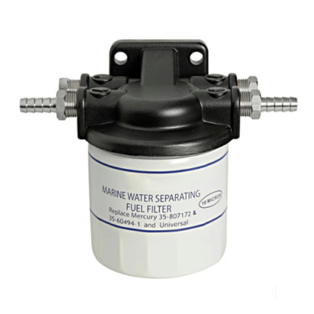 Filtro gasolina de 10 micras con cartucho desechable
