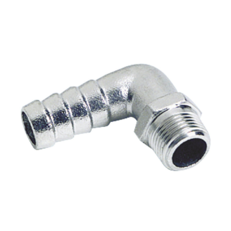 Conector de manguera macho de 90°
