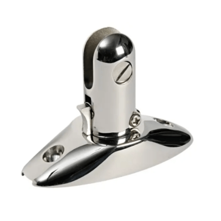 Base Soporte para Toldo Bimini Acero Inox 90x40 mm Externo