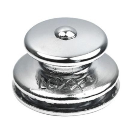Botón hembra Loxx 15 mm tejidos gruesos - 50ud