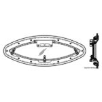 Bomar Portillo Elíptico abertura Flagship 160×425 mm