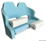 Asiento doble ergonómico acolchado con almohadón abatible H99