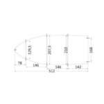 Funda lona universal gris 300D 2