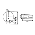 Luces LED Acero Inox Pulido Evoled