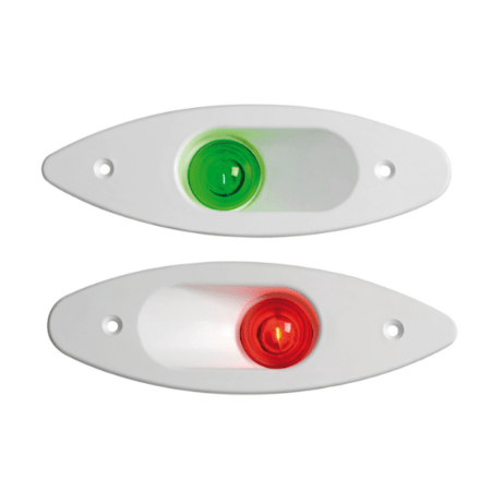 Luces de navegación laterales integradas, fabricadas en ABS