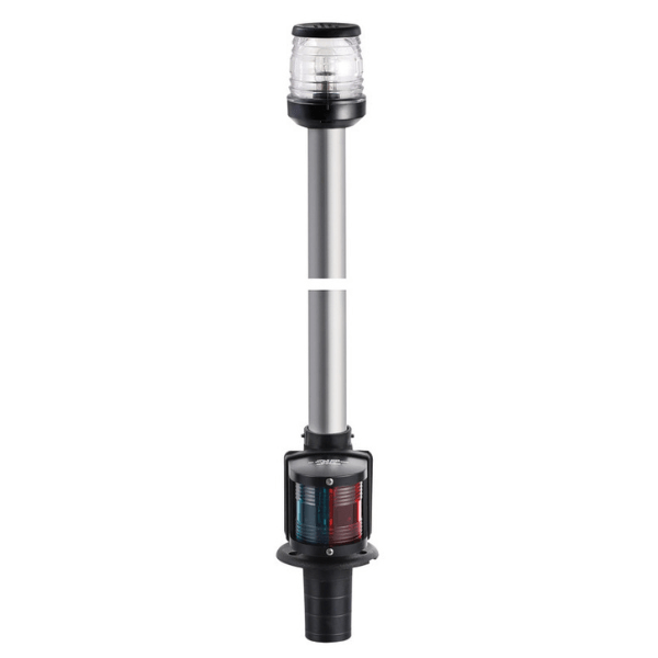 Luz de ancla con mástil de aluminio clásico combinado Luz de ancla con mástil de aluminio clásico combinado
