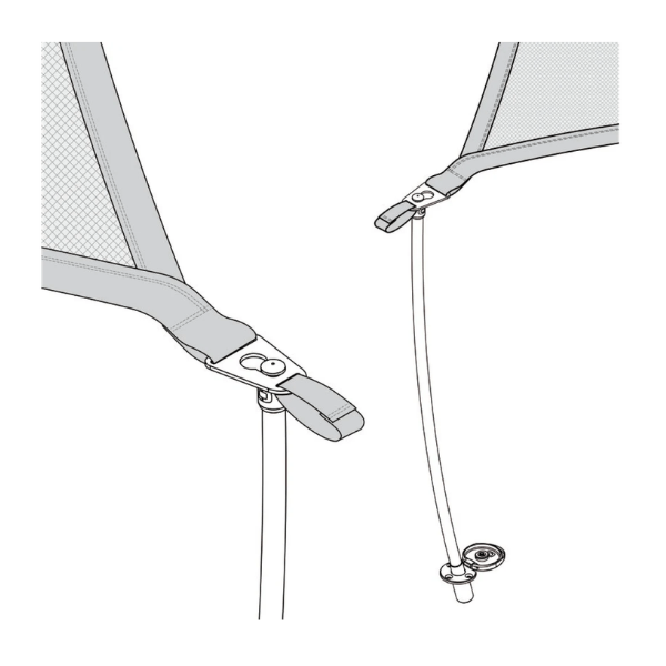 Poste de Fibra de Vidrio-Carbono para Toldos Bimini 1 Poste de Fibra de Vidrio/Carbono para Toldos Bimini
