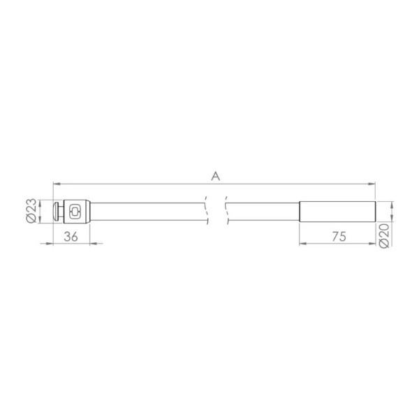 Poste de Fibra de Vidrio-Carbono para Toldos Bimini 3 Poste de Fibra de Vidrio/Carbono para Toldos Bimini