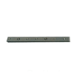 Riel de aleación ligera anodizado 22×3 mm 2 m