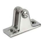 Soporte de horquilla inclinada inox para toldos