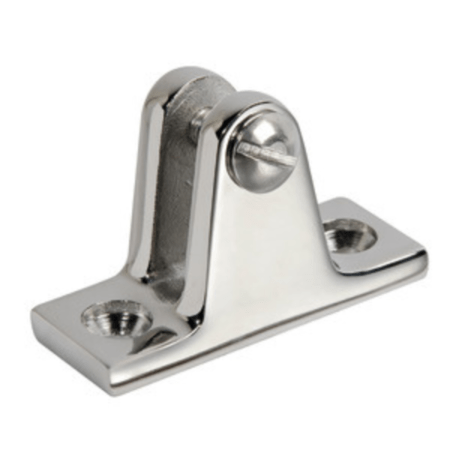 Soporte de horquilla inclinada inox para toldos