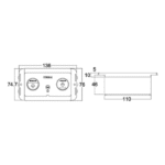 Tecma Panel de Control Inodoro Electrico G1 y G2 tecma