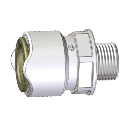 Whale Adaptador macho 3/8"