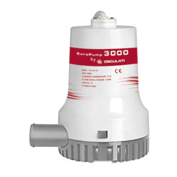 Bomba de achique sumergible Europump II 3000 24V Bomba de achique sumergible Europump II 3000 24V