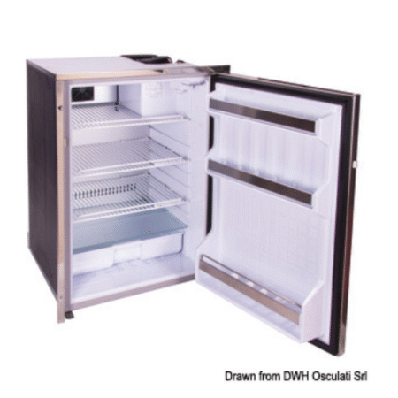 Frigorífico ISOTHERM de 130 l con panel frontal de acero inoxidable