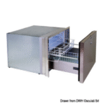 Frigoríficos isotérmicos con 5cajón extraíble DR85 DR85 acero inoxidable CT Capacidad l 85 V 12/24 Consumo A-h 1-4 LxPxH mm 494x544x619 Marco de acabado inox IV lado OPCIONAL 50.934.32 Datos del envío Archivos relacionados Especificaciones