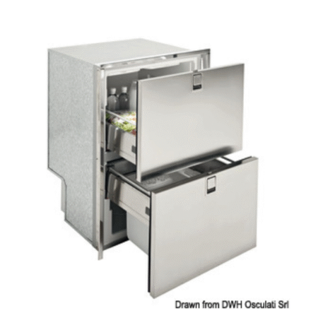 ISOTHERM Cajón frigorífico/congelador de acero inoxidable DR160
