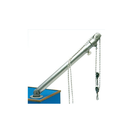 Pescante telescópico de aleación ligera max 280 kg