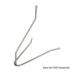 Peldaños de mástil fabricados con barras redondas de 6 mm.