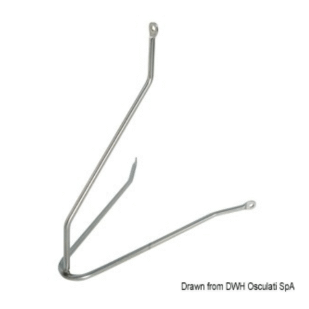 Peldaños de mástil fabricados con barras redondas de 6 mm.