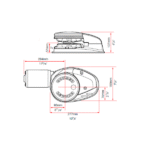 Molinete LEWMAR V4 GD/GO, 1600W y 2000W
