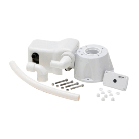 Kit de conversión de inodoro, de funcionamiento manual a eléctrico 12V