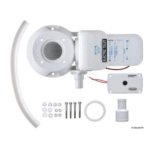 Kit de conversión de inodoro, de funcionamiento manual a eléctrico 12V