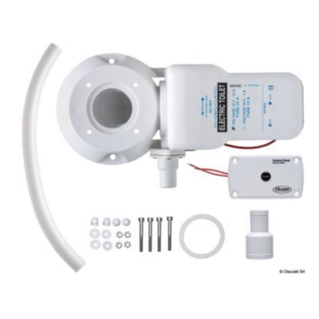 Kit de conversión de inodoro, de funcionamiento manual a eléctrico 12V