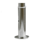 Toldo T-Top de acero inoxidable con 4 portacañas
