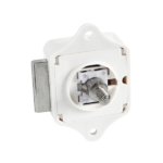 cerrojo pulsador blanco