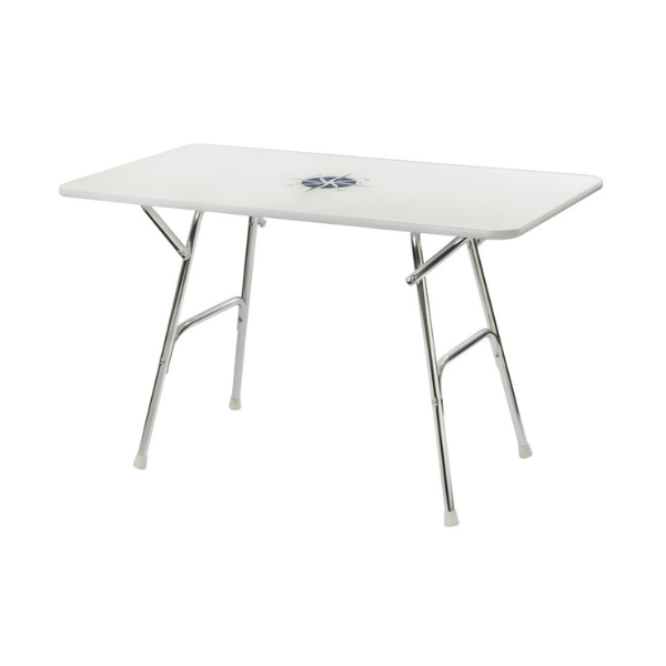 mesa plegable aluminio rosa vientos alta calidad 110x60x61 cm Mesa Rectangular Plegable Aluminio de alta calidad