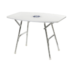 Mesa Ovalada Plegable Aluminio de alta calidad 95x66x70 cm Rosa de los Vientos