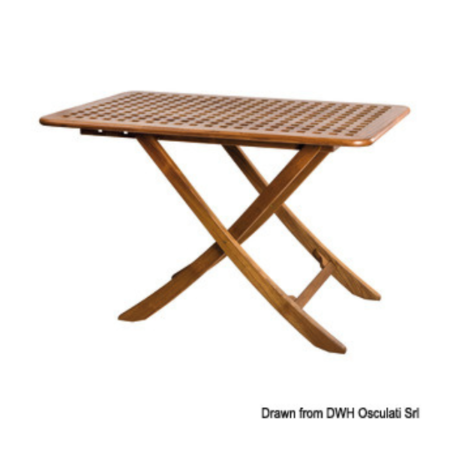 Mesa de teca ARC reak 125x80 cm