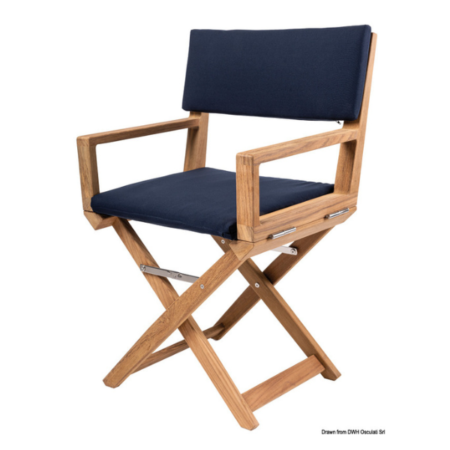 Silla plegable ARC The Edge en teca azul marino
