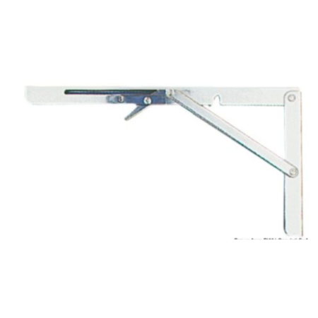 Brazos de soporte de mesa de acero inoxidable