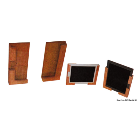 Soporte universal para tabletas de teca
