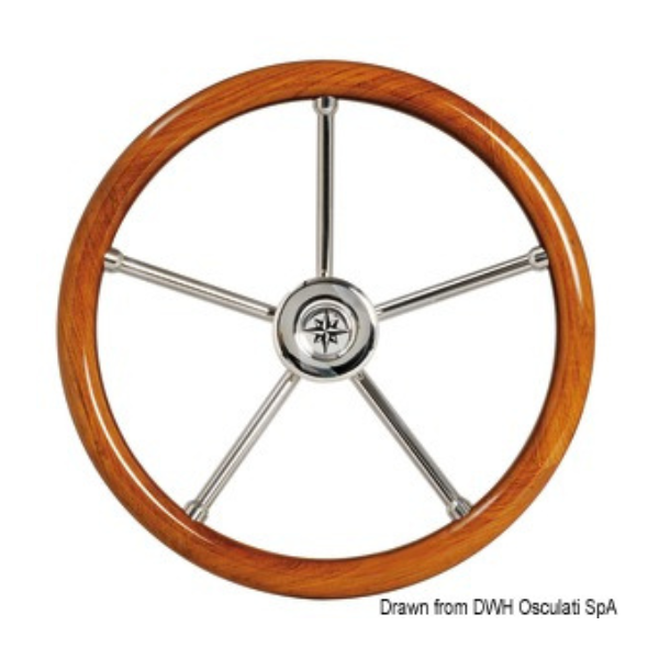 volante con corona teca 400 mm volante con corona teca 400 mm