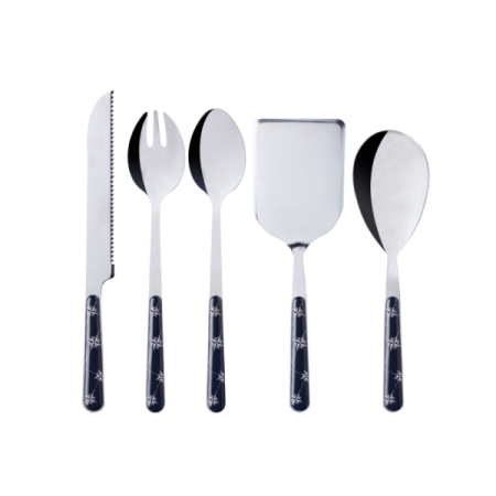 Marine Business Cubertería Cocina Rosa de los Vientos Set 5 piezas