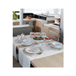 marine business pack vajilla melamina harmony coral 16 pc