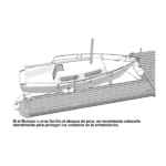 Bumper 3-4 Standard 25 x 90 cm Blanco
