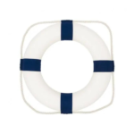 Salvavidas Azul Blanco Decorativo Ø 30 cm Batela